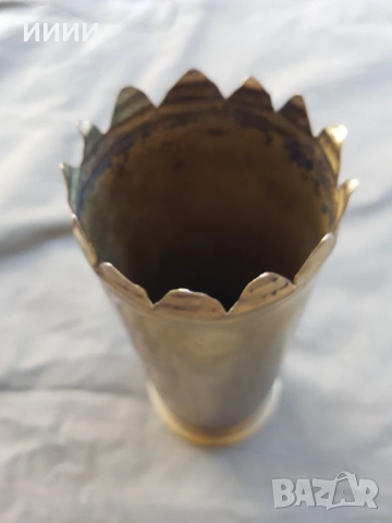 Бронзова ваза от гилза на оръдие 1917г 