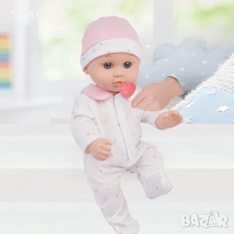 Бебешка кукла с аксесоари и чанта за разходка 30см S_1242682, снимка 5 - Кукли - 48212683