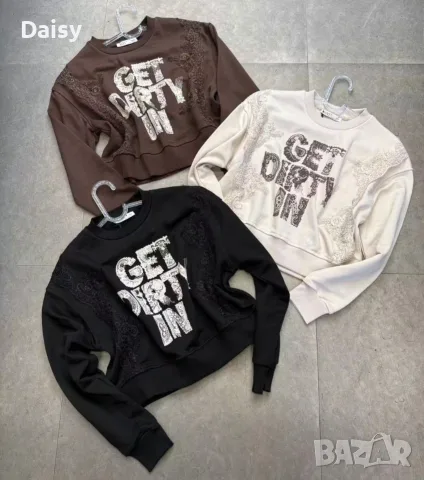 Дамска блуза с дантела
