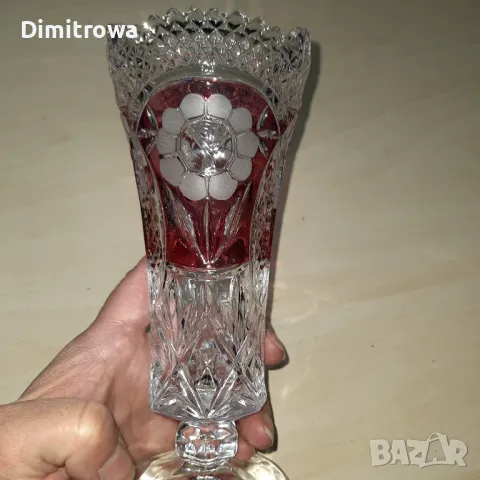 Намалена цена 26лв Кристална вазичка, снимка 14 - Други ценни предмети - 47999224