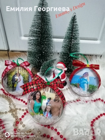Коледни топки със снимки на най- ниски цени , снимка 7 - Други - 52591514