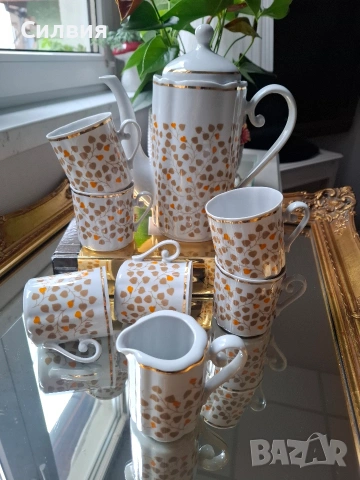 Ретро комплект български порцелан , снимка 5 - Антикварни и старинни предмети - 54055797
