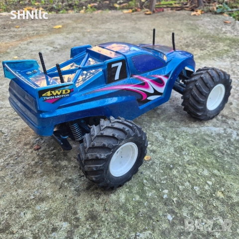Tamiya Dual Hunter RC Кола 1:10, снимка 2 - Коли, камиони, мотори, писти - 52256455