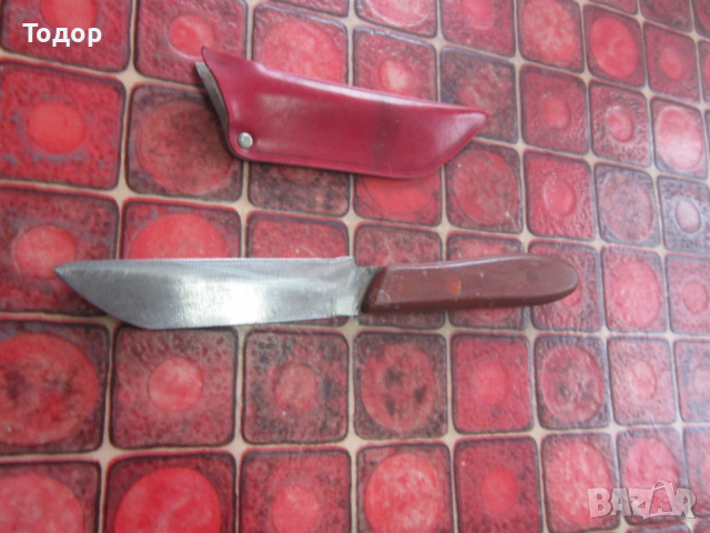 Немски касапски нож в кания , снимка 4 - Ножове - 36516065