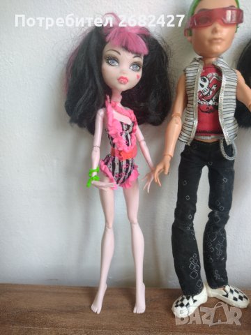 Monster High - Робека Стийм, Monster High Ghouls Alive Deuce Gorgon,, снимка 4 - Кукли - 37319220