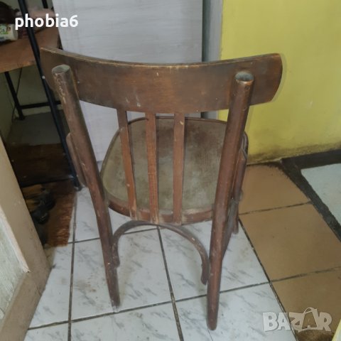 Здрав дървен стол, снимка 2 - Столове - 44422980