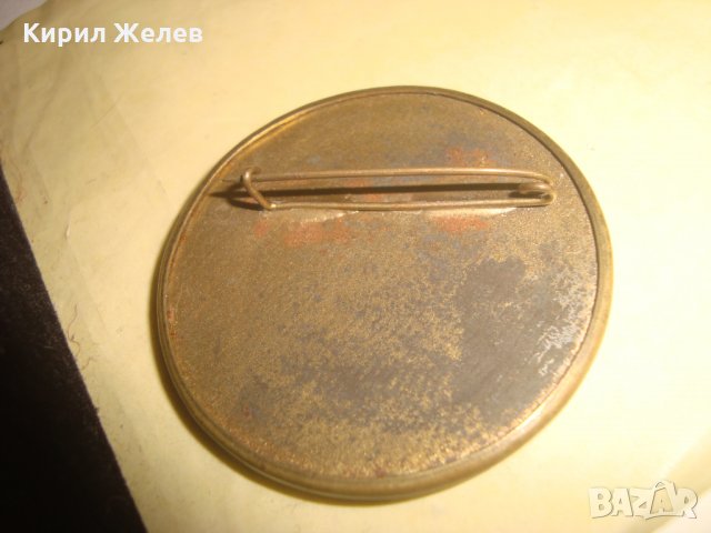 СТАРА РИСУВАНА ЕМАЙЛИРАНА РЯДКА БРОШКА АРТ-ЗНАЧКА ПТИЧКИ 24446, снимка 4 - Антикварни и старинни предмети - 33962662