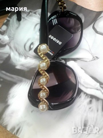 Елегантни дамски слънчеви очила с  перли , снимка 5 - Слънчеви и диоптрични очила - 31258475