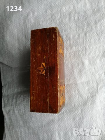 Дървена кутия 16 см. , снимка 2 - Други стоки за дома - 31892063