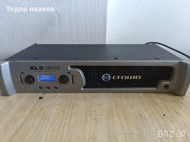 Crown-xls1500, снимка 2 - Ресийвъри, усилватели, смесителни пултове - 50064471