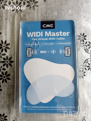  CME WIDI Master - Bluetooth MIDI Adapter, снимка 3 - Други - 51367089