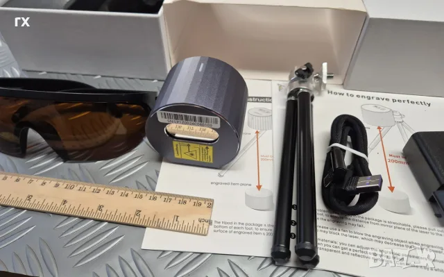 Мини лазерен гравьор LaserPecker Pro (L1 Pro), снимка 2 - Инструменти за гравиране - 56547028