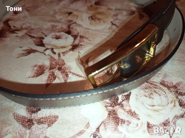 CORTI MILANO Оригинал Нов Дамски Колан Изцяло от Естествена Кожа 90см. , снимка 6 - Колани - 53930936