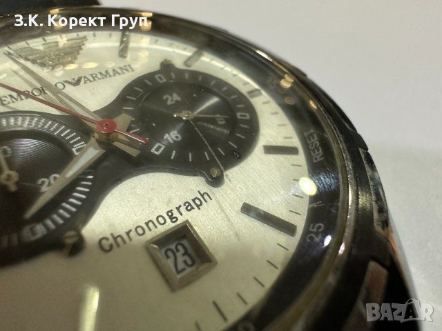 Emporio Armani Sportivo Chronograph Quartz AR0534, снимка 4 - Мъжки - 42136641
