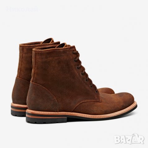 Nisolo Andres All Weather Boot, Waxed Brown , снимка 15 - Мъжки боти - 30337236