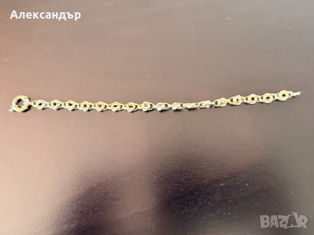 Златна гривна 5.04 гр., снимка 2 - Гривни - 56516196