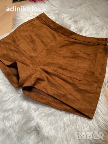 Велурени панталонки Tally Weijl, снимка 2 - Къси панталони и бермуди - 32003202