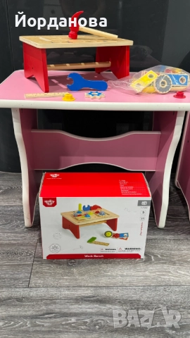 Детска маса със стол, снимка 4 - Мебели за детската стая - 51815945