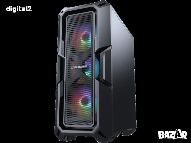 Кутия за Компютър Cougar MX440-G Mesh RGB E-ATX нова, снимка 3 - Захранвания и кутии - 36665338