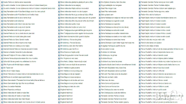Записвам мп3 песни с имена на певци+имена на песни на флашки по 10лв, снимка 5 - Други музикални жанрове - 52421641
