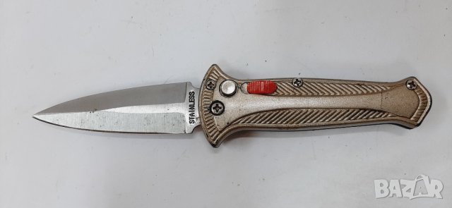 Сгъваем автоматичен нож(2.3.1), снимка 2 - Колекции - 35524391