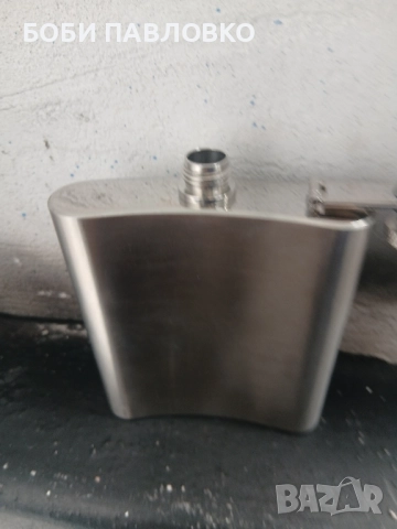 Джобна бутилка за алкохол неръждавейка нова, снимка 4 - Колекции - 52244022