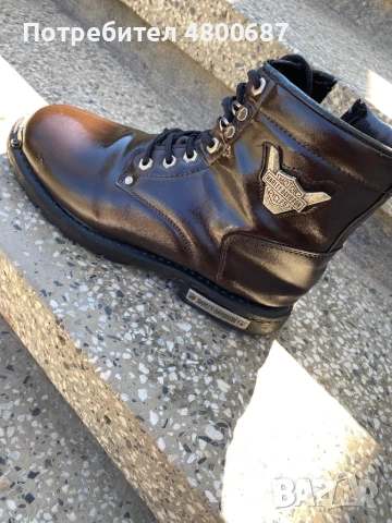 продавам обувки harley davidson , снимка 2 - Мъжки ботуши - 54237474