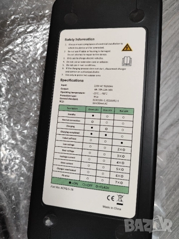 ПРОМО ! GEARZAAR 3.7 kW зарядно за електрически автомобили Type 2 !, снимка 11 - Аксесоари и консумативи - 52054716