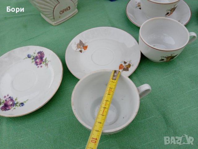 Стар български порцелан,àши,бърдуче и др, снимка 10 - Чаши - 36762327