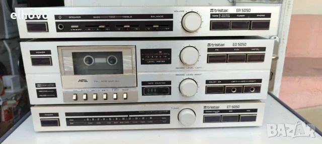 Стерео усилвател, тунер и дек Tristar, снимка 2 - Аудиосистеми - 51026781