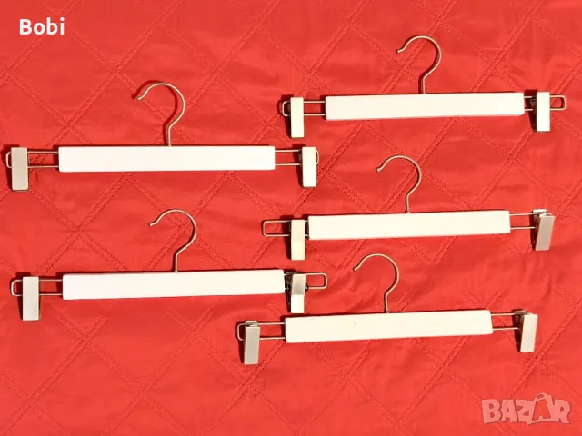 Комплект от 5 бр. дизайнерски закачалки KENDALL + KYLIE, снимка 3 - Закачалки - 48996238