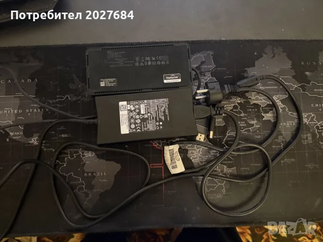 Универсална докинг станция Dell D6000 (USB-C & USB-A) – За до 3 монитора (4K), снимка 3 - Лаптоп аксесоари - 55743955