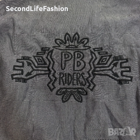 Мъжко яке Poivre Blanc Riders Vintage, размер M, бродирано, сиво Винтидж , снимка 10 - Якета - 52571755