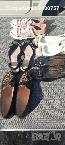 Лот от 6 бр. дамски обувки номер 37, снимка 9 - Маратонки - 47649612