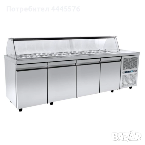 Професионална хладилна витрина за салати SA GN 230M