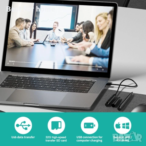 TAOZHI Мини камера с писалка HD 1080P, снимка 4 - HD камери - 53174835