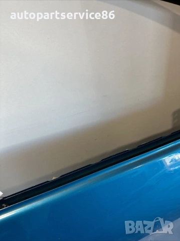 Предна дясна врата синя за Toyota Prius 1.8 Hybrid (2018), снимка 2 - Части - 54357993