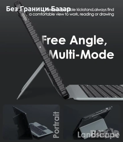 Нов Калъф клавиатура за таблет Galaxy Tab S9 FE Plus DeX S Pen holder, снимка 7 - Друга електроника - 53048176