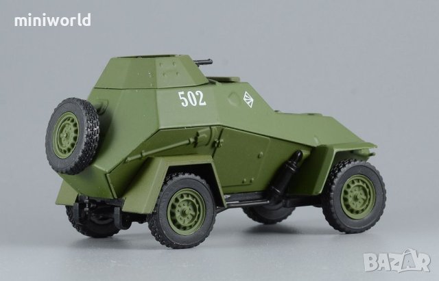 БА-64 военен бронетранспортьор танк СССР 1942 г. - мащаб 1:43 на DeAgostini моделът е нов в блистер, снимка 3 - Колекции - 42624204