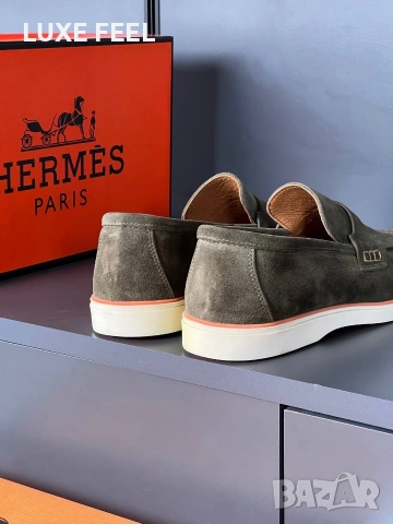 Hermes ⚜️Естествен Велур ⚜️, снимка 9 - Ежедневни обувки - 54282580