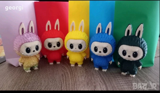Labubu – Ръчно изработена 3D принтирана колекционерска фигура Labubu –, снимка 1