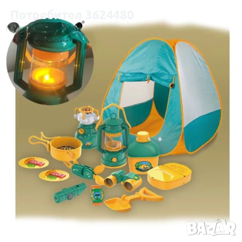 Голяма палатка комплект за къмпинг игра 4793