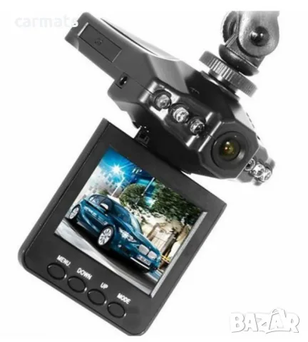 Видеорегистратор 720P с 2" LCD дисплей и презареждаща се батерия