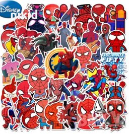 50 бр Железния Човек iron man самозалепващи лепенки стикери за украса декор