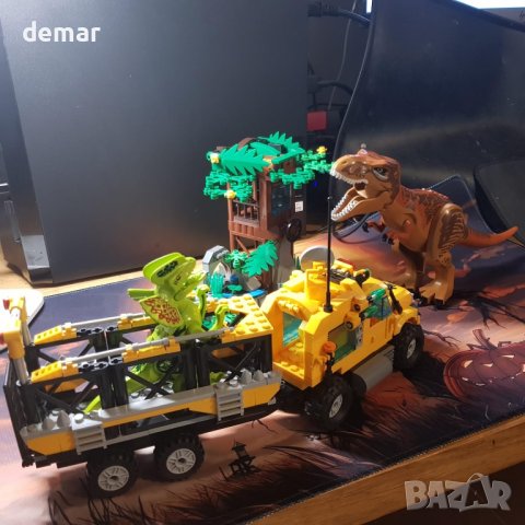 Комплект строител с динозаври и камион, снимка 5 - Образователни игри - 42813625