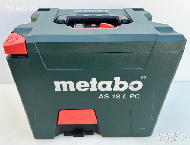 METABO AS 18 L PC - Акумулаторна прахосмукачка 18V като нова!, снимка 2 - Други инструменти - 53134836