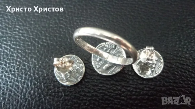 Сребърен гръцки комплект в античен стил Александър Македонски, снимка 2 - Други ценни предмети - 56133299