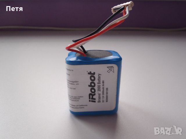 original 2000mAh iRobot Braava 381 Battery / Оригинална батерия  2000mAh iRobot Braava, снимка 5 - Прахосмукачки - 31068191