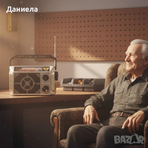 Радио Meier MD-9393 с акумулаторна батерия и FM/AM/SW обхват — мощен звук и яснота, снимка 4 - Друга електроника - 53354451