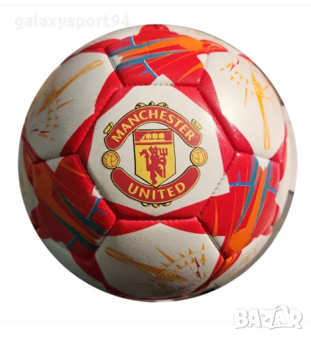 Топка  Манчестър Юнайтед Роналдо червена Шампионска лига Промо